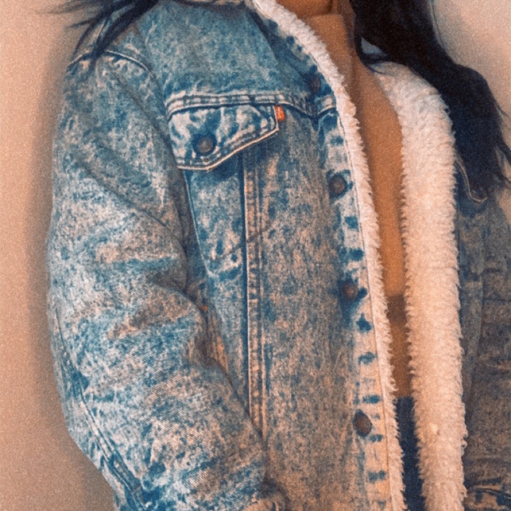 Vintage Levi jacket with Sherpa.